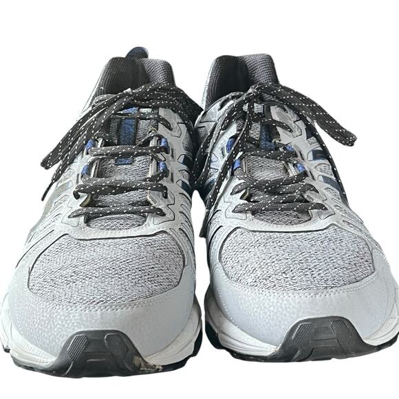 Asics Gel Venture 7 Shoes Mens 15 Gray Blue Performance Trail Running Sneakers - Picture 5 of 13